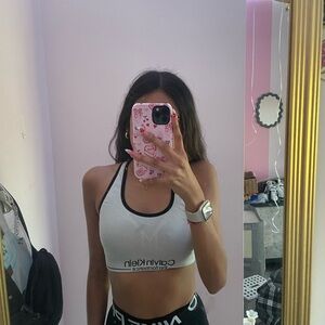 Calvin Klein Performance White Sports Bra